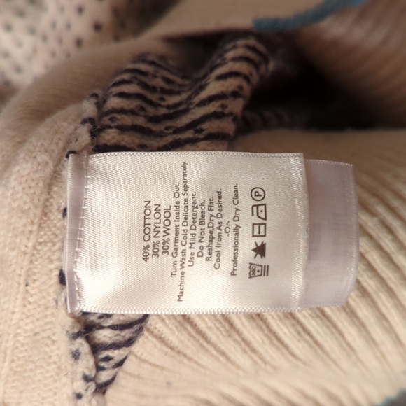 Eddie Bauer Cowl-Neck Fair Isle-Style Sweater - Picture 6 of 6